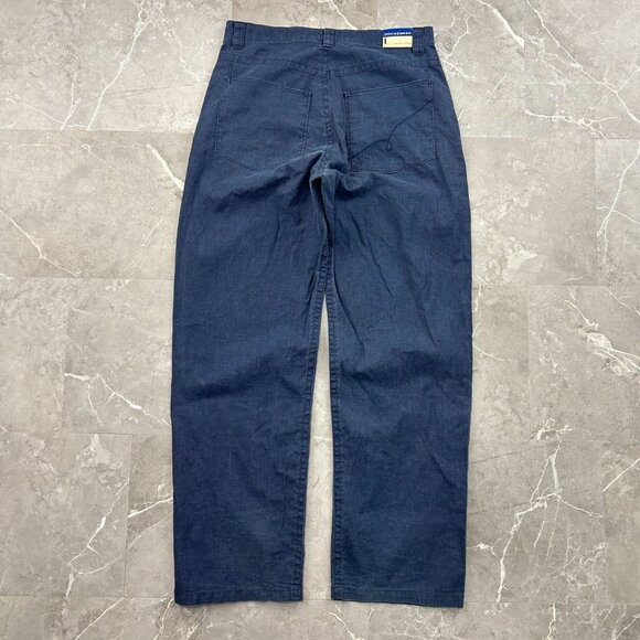 Vintage Rocawear Pants Mens 34 Linen Baggy Loose Embroidered Hip Hop Rap Jay Z - Picture 6 of 13
